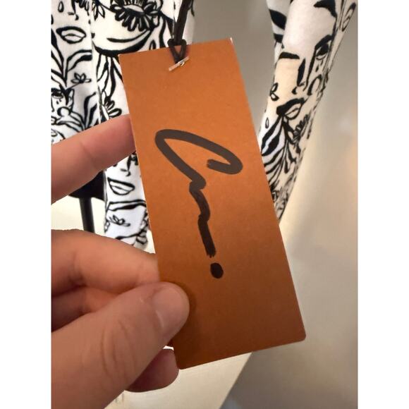 NWT Nordstrom by Cristina Martinez Black and White Hoodie Women's Small - Picture 3 of 5